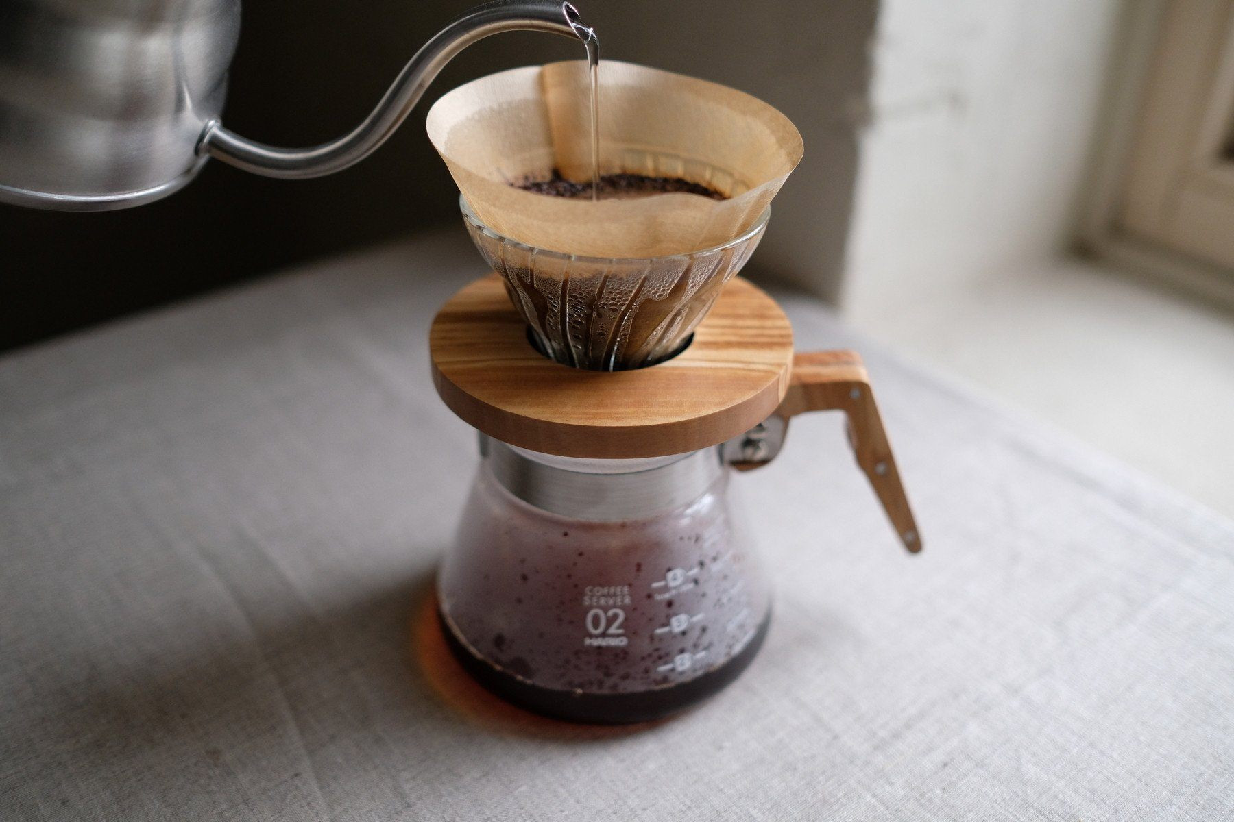 Как готовить кофе в воронке V60