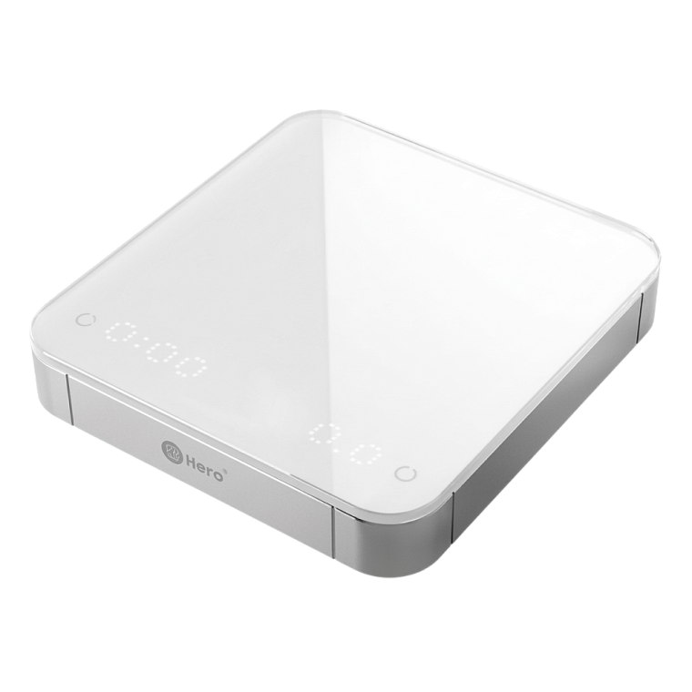 Hero Coffee scales-White,with Silicone pad /весы электронные бытовые
